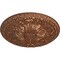 Ekena Millwork Amelia Ceiling Medallion (Fits Canopies up to 2 3/8"), 19 5/8"OD x 3/4"P, Polished Copper CM20AMPOS - alternate 4